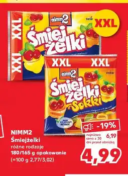 Kaufland Żelki owocowe Nimm2 śmiejżelki sokki oferta