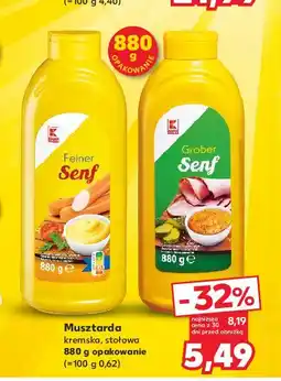 Kaufland Musztarda kremska K-CLASSIC DELICIOUS oferta