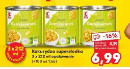 Kaufland Kukurydza słodka K-classic oferta