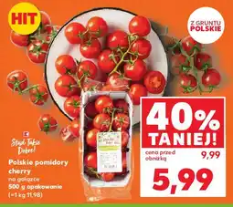 Kaufland Pomidory cherry na gałązce polska K-classic stąd takie dobre! oferta