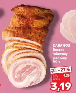 Kaufland Boczek rolowany Kabanos oferta