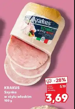 Kaufland Szynka w stylu włoskim Krakus animex oferta