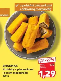 Kaufland Krokiety z pieczarkami i serem mozzarella Smak mak oferta