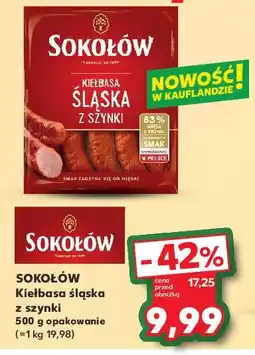 Kaufland Kiełbasa śląska z szynki Sokołów oferta