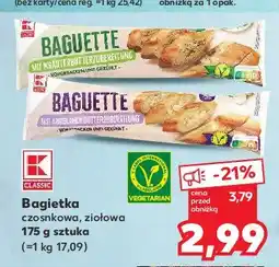 Kaufland Bagietka z masłem ziołowym K-classic oferta