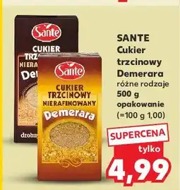 Kaufland Cukier trzcinowy demerara Sante oferta