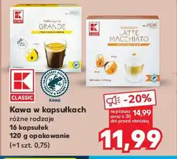 Kaufland Kawa latte macchiato K-classic oferta