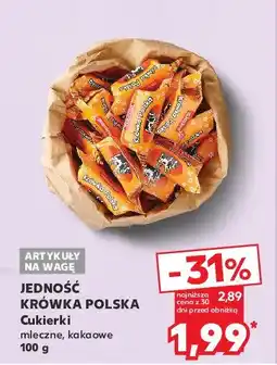 Kaufland Krówka polska kakaowa Jedność oferta