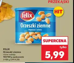 Kaufland Orzeszki ziemne smażone i solone Felix oferta