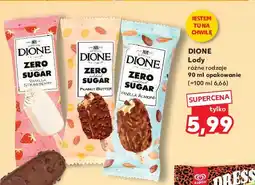 Kaufland Lód peanut butter zero sugar DIONE oferta