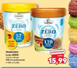 Kaufland Lody bez cukru czekoladowe Mancuso gelati oferta