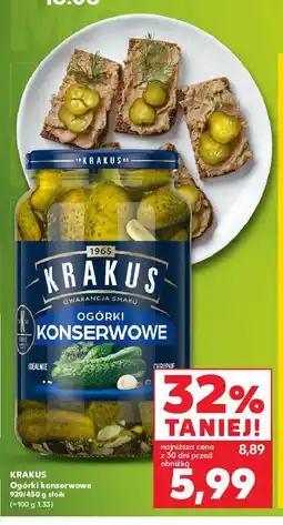 Kaufland Ogórki konserwowe Krakus maspex oferta