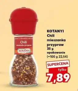 Kaufland Młynek chili mieszanka przypraw Kotanyi oferta