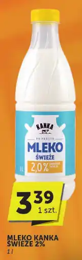 ABC Mleko Kanka świeże 2% 1l oferta