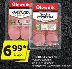 ABC Kielbasa z szynki Olewnik oferta
