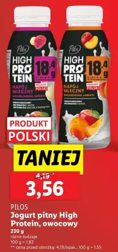 Lidl Jogurt pitny Pilos oferta