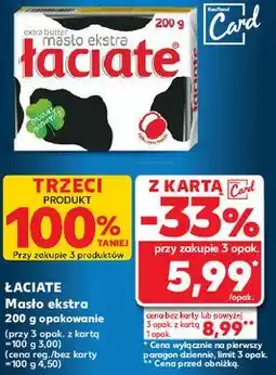 Kaufland Masło ekstra Łaciate oferta
