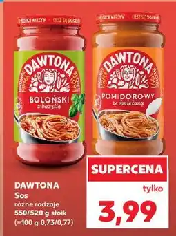 Kaufland Sos pomidorowy ze śmietaną Dawtona oferta