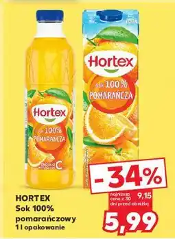 Kaufland Sok pomarańczowy Hortex oferta