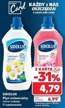 Kaufland Płyn Sidolux Uniwersalny oferta