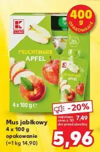 Kaufland Mus jabłkowy K-Classic oferta