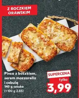 Kaufland Pinsa z serem mozzarella i cebulą oferta