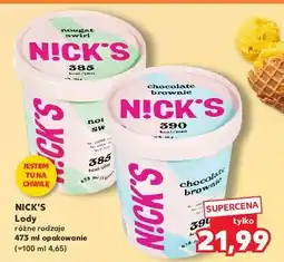 Kaufland Lody nougat swirl N!Ck's oferta
