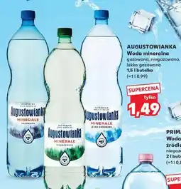 Kaufland Woda lekko gazowana Augustowianka oferta
