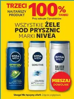 Kaufland Żel pod prysznic Nivea Men Silver Protect oferta