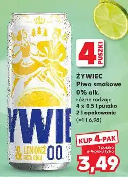 Kaufland Piwo Żywiec Lemonż oferta