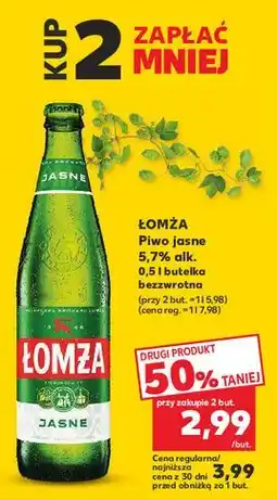 Kaufland Piwo Łomża oferta