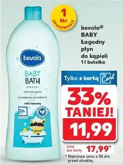 Kaufland Łagodny płyn do kąpieli Bevola Baby oferta