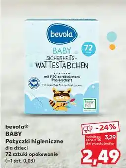 Kaufland Patyczki kosmetyczne dla dzieci Bevola Baby oferta