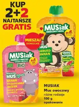 Kaufland Mus jabłko banan Musiak oferta