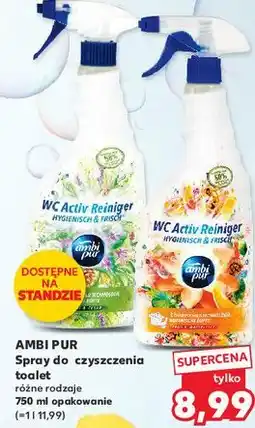 Kaufland Spray do łazienki wild sage & cedr Ambi Pur oferta