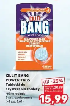 Kaufland Tabletki do czyszczenia WC Cillit Bang oferta