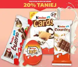 Netto Słodycze Kinder oferta