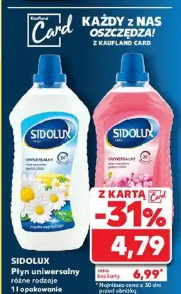 Kaufland Płyn do mycia kwiat japońskiej wiśni Sidolux Uniwersalny oferta