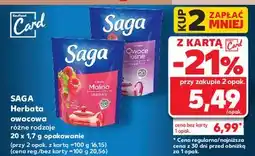 Kaufland Herbata owocowa owoce leśne Saga oferta