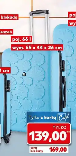 Kaufland Walizka abs 66 l oferta