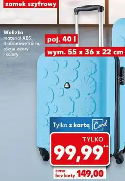 Kaufland Walizka abs 40 l oferta