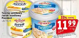 Prim Market Twaróg sernikowy / serek waniliowy President 1kg LACTALIS oferta