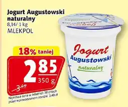 Prim Market Jogurt Augustowski naturalny 350g MLEKPOL oferta