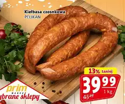 Prim Market Kiełbasa czosnkowa Pelikan oferta