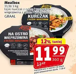 Prim Market Mealbox na ostro wieprzowina z ryżem 360g Graal oferta