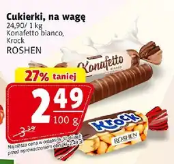 Prim Market Cukierki na wagę Krok, Konafetto bianco 100g Roshen oferta