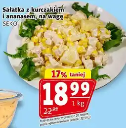 Prim Market Sałatka z kurczakiem i ananasem 1kg Seko oferta
