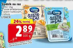Prim Market Śledzik na raz z cebulą 100g Lisner oferta
