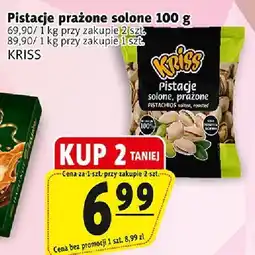 Prim Market Pistacje prażone solone 100 g KRISS oferta
