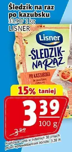 Prim Market Śledzik na raz po kaszubsku 100g Lisner oferta